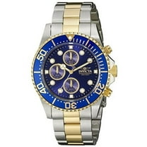 Invicta Men's 1773 Pro Diver 18k Gold Ion-Plating and Stainless Steel Watch