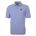 thumbnail image 2 of Men's Cutter & Buck Blue Durham Bulls DryTec Virtue Eco Pique Stripe Recycled Polo, 2 of 3