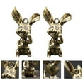 thumbnail image 5 of Easter Pendant Bunny Charms Charm Rabbit Animal Zodiac Keyring Favors Brass Party Chinese Gifts Decoration Decorations, 5 of 9