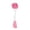 Pink-B, variant on Double Ended Silicone Facial Cleansing Brush Multifunction Handheld Scrubber Cleaning Massage Applying Beauty Tool, 6.3×0.91 inch, Green-A