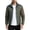 Army Green, variant on Iyufng Men's Mock Neck Spliced Puffer Jackets Detachable Hood Long Sleeves Zip Up Outerwear