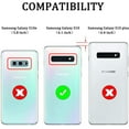 thumbnail image 6 of Compatible with Samsung S10, Extreme Protection Military Armor Dual Layer Protective Cover with 360 Degree Swivel Ring Kickstand Blue, 6 of 8