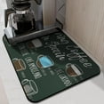 thumbnail image 3 of Time-Saving 18x24 Inch Coffee Mat for Countertops: Stain-Hiding, Rubber-Backed for a Secure Grip - Absorbent Accessory for Under Coffee Maker Machines, Perfect Dish Drying Mat, 3 of 7