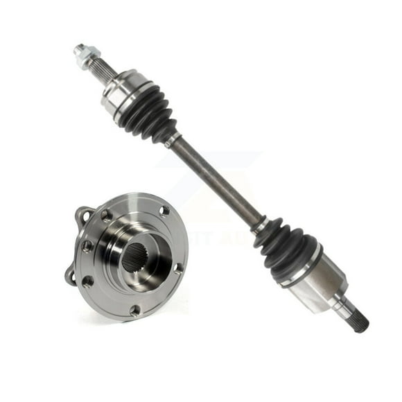 Kugel Front Left (Driver Side) CV Axle Drive Shaft and Complete Wheel Hub Bearing Assembly Kit for Car 2013-2016 Dodge Dart 2.4L 2.0L with Automatic transmission Primary Design KN7-100124