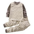 thumbnail image 1 of Hiiyo Little Boys Pajama Sets Kids Cartoon Sleepwear Fall Clothes Set Loungewear PJs, 1 of 2