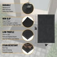 thumbnail image 6 of Ottomanson Heavy Duty Non-Slip Rubber Mat 18" x 30" Indoor Outdoor Waterproof Doormat for Entryway Garage Kitchen, Black, 6 of 6