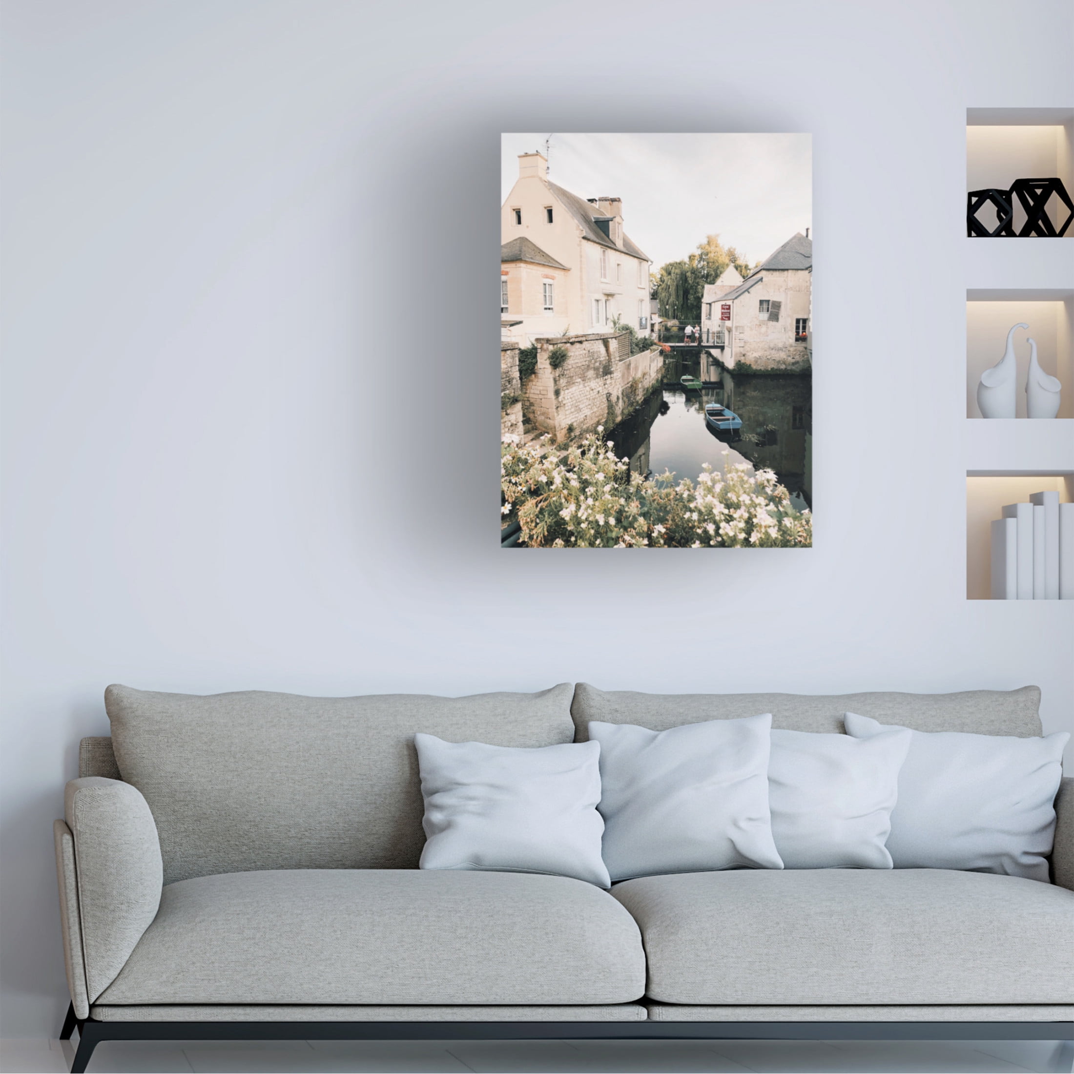 Canvas Wall Art - Krista Broadway 'Bayeux' Wall Art for Living Room, Bedroom, or Office Décor by Trademark Fine Art - 24 x 32 Inches
