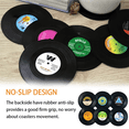 thumbnail image 4 of Posavasos de discos para bebidas con caja de regalo, posavasos de vinilo, tamaño antideslizante para padres amigos, 4 of 5