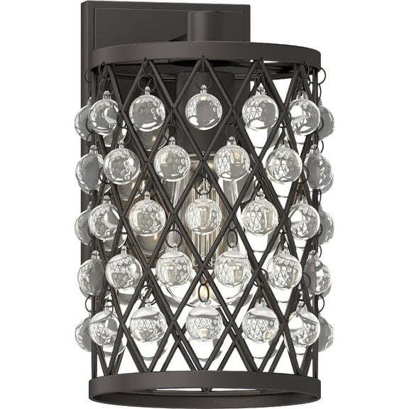 Volume Lighting  1-Light Indoor Antique Bronze Mini Cylinder Sconce