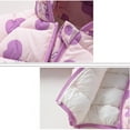 thumbnail image 6 of Eltusu Girls Puffer Jackets, Cotton Cute Thermal Waterproof Winter Coat with Pockets Purple Size 0-6 T, 6 of 9