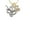 E, variant on Longhorn - Texas - M - Gold Tone Crystal Initial Sophia Necklace, 18"+1"