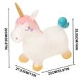 thumbnail image 2 of Animal Ride On Toy,Horse Bouncy Inflatable Animal Horse Bouncy Toy Ride On Toywith Pump Top Tier Quality, 2 of 8
