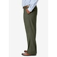 thumbnail image 3 of KingSize Men's Big & Tall Relaxed Fit Wrinkle-Free Expandable Waist Pleated Pants, 3 of 4