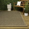 thumbnail image 4 of JONATHAN Y Maxine Easy Jute Contemporary Border Boho Fine Rib Weave Brown 3 ft. x 5 ft. Indoor/Outdoor Area Rug, 4 of 7