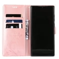 thumbnail image 6 of Designed for Samsung Galaxy S25 Ultra Case, Wrist Strap Flip Kickstand PU Leather Wallet Case Cash Card Slots Holder, Protective Shockproof Pattern Women Cover for Samsung Galaxy S25 Ultra, Rosegold, 6 of 7
