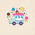 thumbnail image 4 of Inktastic Ice Cream Truck with Ice Cream Cones Boys or Girls Baby T-Shirt, 4 of 5