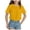 Tshirts-Yellow, variant on kpoplk Girl's Cute Graphic T Shirts Short Sleeve Crewneck Tees Summer Trendy Preppy Tops Clothes(Green,5-6 Y)