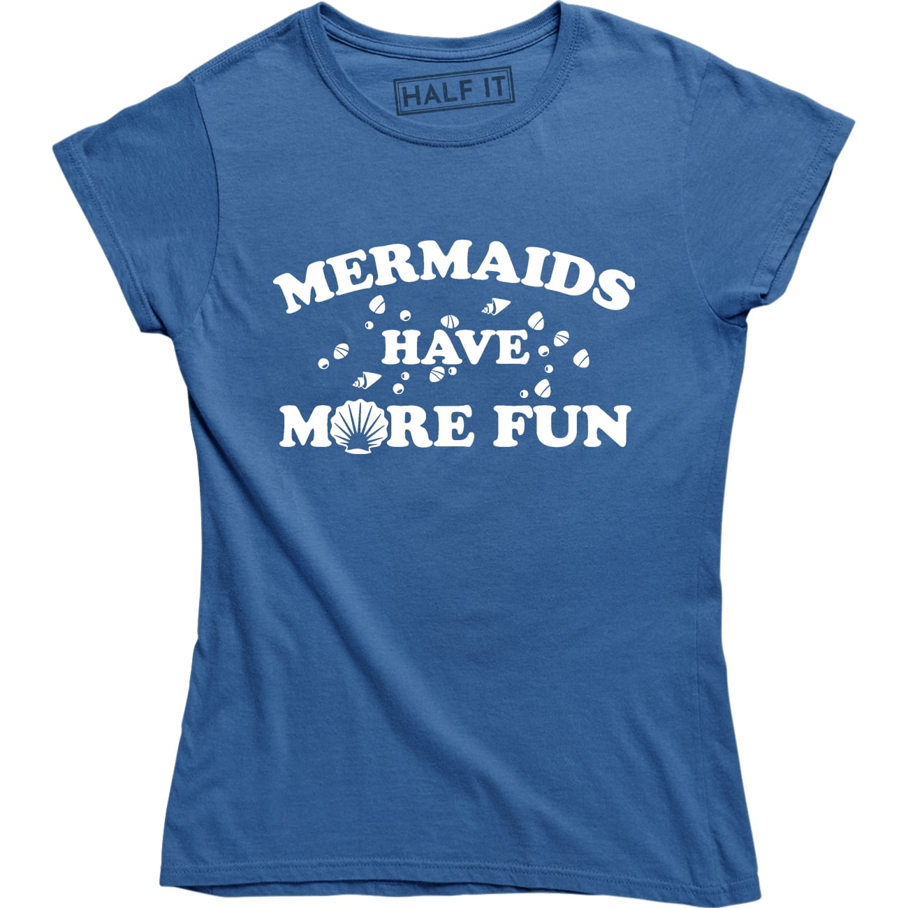 Mermaids Have More Fun Women's Mermaid Ocean Swim Swimmer Team T-Shirt ...