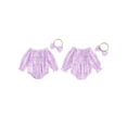 thumbnail image 2 of Michellecmm  Baby Girls 2Pcs Halloween Outfits Frill Smocked Romper with Headband, 2 of 9
