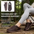 thumbnail image 6 of LBAIO Leather Barefoot Shoes Wide Toe Box Zero Drop Slip-on for Women, 6 of 9