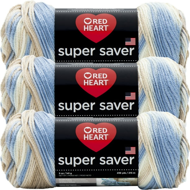 Red Heart Super Saver YarnMirage, Multipack Of 3