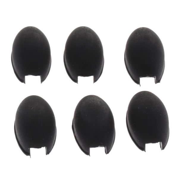 6 piezas de incrustaciones de teclas de saxofón para saxofones soprano, alto y tenor Hugo Saxofón Palm Key Risers