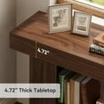 thumbnail image 5 of Tribesigns 3-Tier 53" Entryway Table, Narrow Wooden Console Table for Entryway with Storage Shelves, 5 of 7
