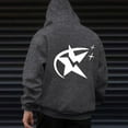 thumbnail image 2 of Rggeeun Mens Hoodies Pullover Men Fall Winter Fashion Star Casual Long Sleeve Hooded Sweatshirt Sports Hoodies Streetwear, 2 of 7
