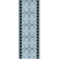 thumbnail image 5 of Ottomanson Runner Rug 2'7" x 6' – Soft Non-Slip Rug, Quick Dry Low Pile Carpet for Entryway, Kitchen, Hallway & Narrow Indoor Spaces, Mahal Greyish Blue, 5 of 5
