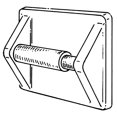 thumbnail image 2 of Toilet Paper Holder Roller Bathroom Paper Towel ABS Plastic Retractable Spring Insert Replacement Workhe, 2 of 8