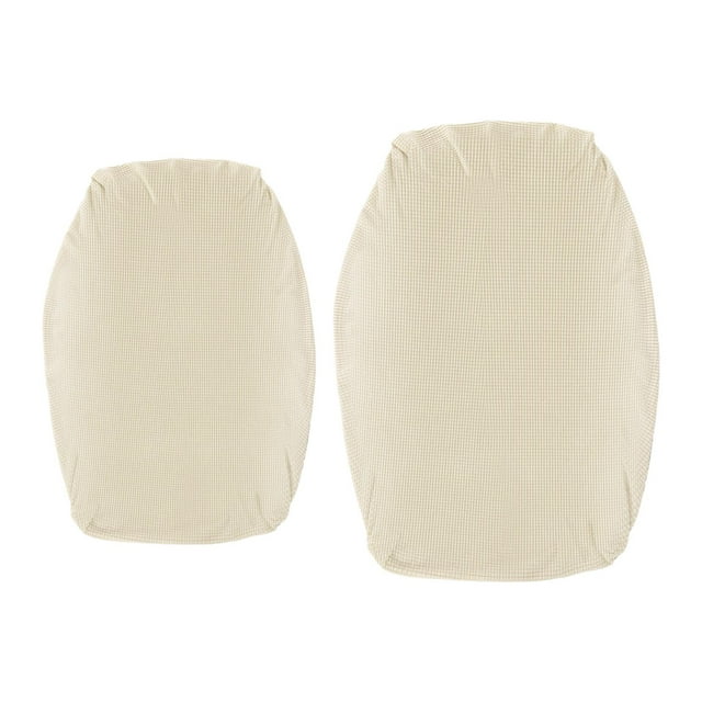 Fundas de cojín para comedor de autocaravana, funda de cojín para camping, jacquard elástico lavable Beige