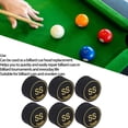 thumbnail image 4 of Pool Cue Tips Professional Multi Layers Billiard Pool Cue Tips Replacement for Pool Cues and Snooker 14mm Black 6pcs, 4 of 7