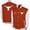 Burnt Orange, variant on Men's Franchise Club Texas Orange Texas Longhorns Fleece Varsity Full-Snap Jacket