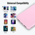 thumbnail image 5 of Portable Charger Power Bank, 15W Fast Charging 10000mAh External Power Bank, USB-C in&Out Battery Pack for iPhone 15/14/13/12 Series, Samsung Galaxy, etc (Pink), 5 of 6