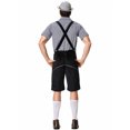 thumbnail image 4 of Disfraces de Halloween 2024 M-XXL Traje de cerveza para hombre, traje con pechera, traje de cerveza alemán, traje de fiesta, camisa a cuadros, traje de actuación en el escenario, 4 of 5