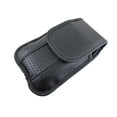 thumbnail image 2 of Black Leather Case with rotating pinch clip fits Tracfone LG 440, 2 of 6