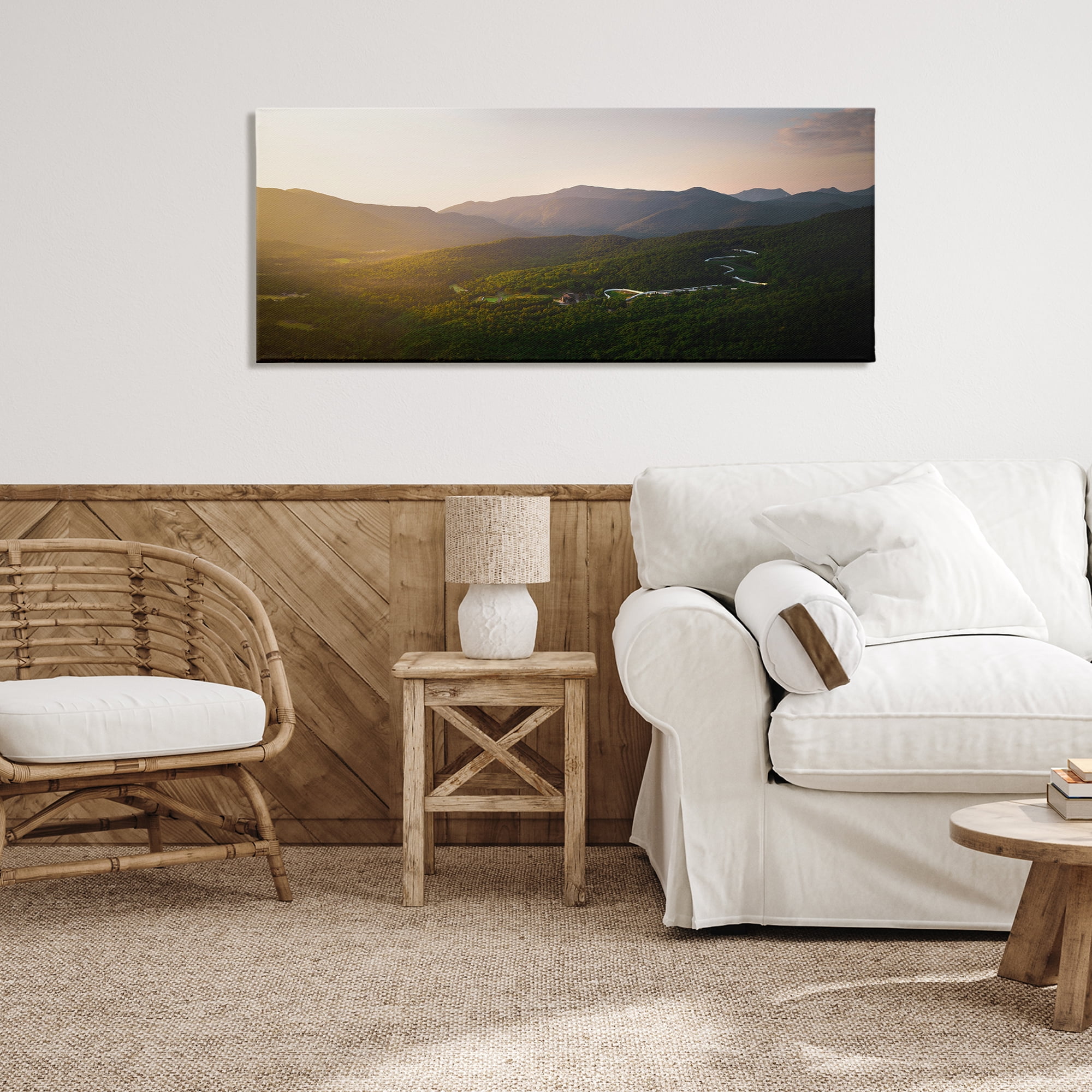 Stupell Industries Winding Road Through Forested Mountains Canvas Wall Art, design by Jonathan Zaharek