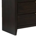 thumbnail image 4 of Benjara Maq 50 Inch 8 Drawer Wide Dresser Chest, Bronze Metal Handles, Dark Brown, 4 of 5