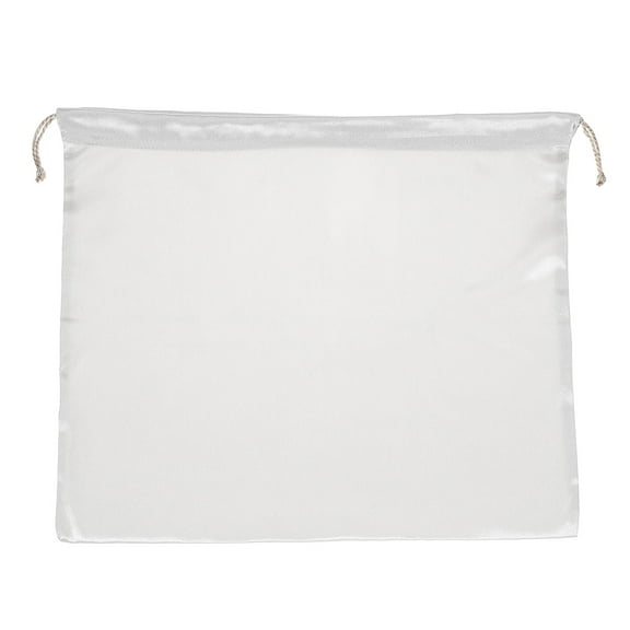 Uxcell Dust Cover Storage Bag Silk Dust Bags for Handbags with Drawstring for Cloth Shoes Travel Storage White 15.75"x19.69"