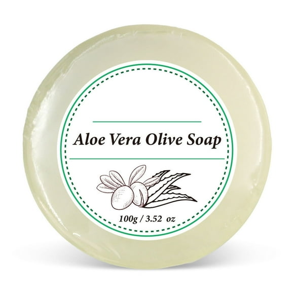 FcBaudy Hand Soap Aloe Facial Soap Exfoliating Oil Removing Cleansing Moisturizing Moisturizing Hand Washing Bath Aloe Facial Soap 100g a Soap