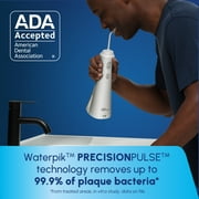 Waterpik Cordless Plus Water Flosser with 2 Settings, 4 Tips, ADA Accepted, White
