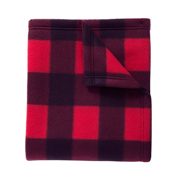 Mafoose Core Printed Fleece Blanket Buffalo Plaid Print