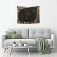 thumbnail image 5 of Hirioo Starry Night Black Sheep Print Tapestry Lightweight Fabric for Bedroom Aesthetic Home Wall Dorm Décor Living Room Decor 29x37 Inch, 5 of 8