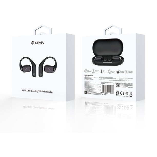 Audífonos Devia OWS Lite1 Open Wireless - negro | Walmart en línea