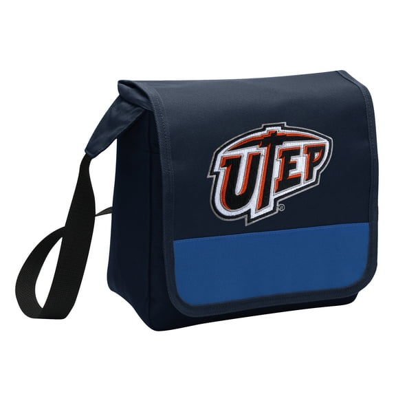 OFFICIAL UTEP Miners Lunch Bag Mens or Womens UTEP Lunch Box Cooler with Shoulder Strap