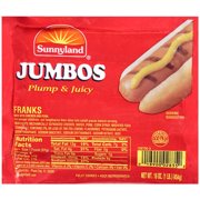 Sunnyland: Jumbos Franks, 16 oz