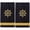 1 bar, variant on Yvsxxv 2Pcs 2 Bars Yacht Captain Shoulder Sewing Patch Uniform Accessory