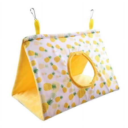 ZPAQI Bird Hammock Winter Warm House Happy Snuggle Hut Hanging Tent for Hamsters