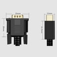 thumbnail image 2 of 2X Cable USB C una VGA 5.9 Pies / 1.8M, Cable USB Type C una VGA, Adecuado para Dispositivos USB 3.1, Adecuado para , Etc., 2 of 6