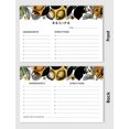 thumbnail image 3 of Inkdotpot 4x6 Inch Recipe Cards (Set of 50) , Thick Double Sided Premium Card Stock- Modern Style White Recipe Notecards for Weddings- Bridal- Baby Shower - fruits Theme, 3 of 6